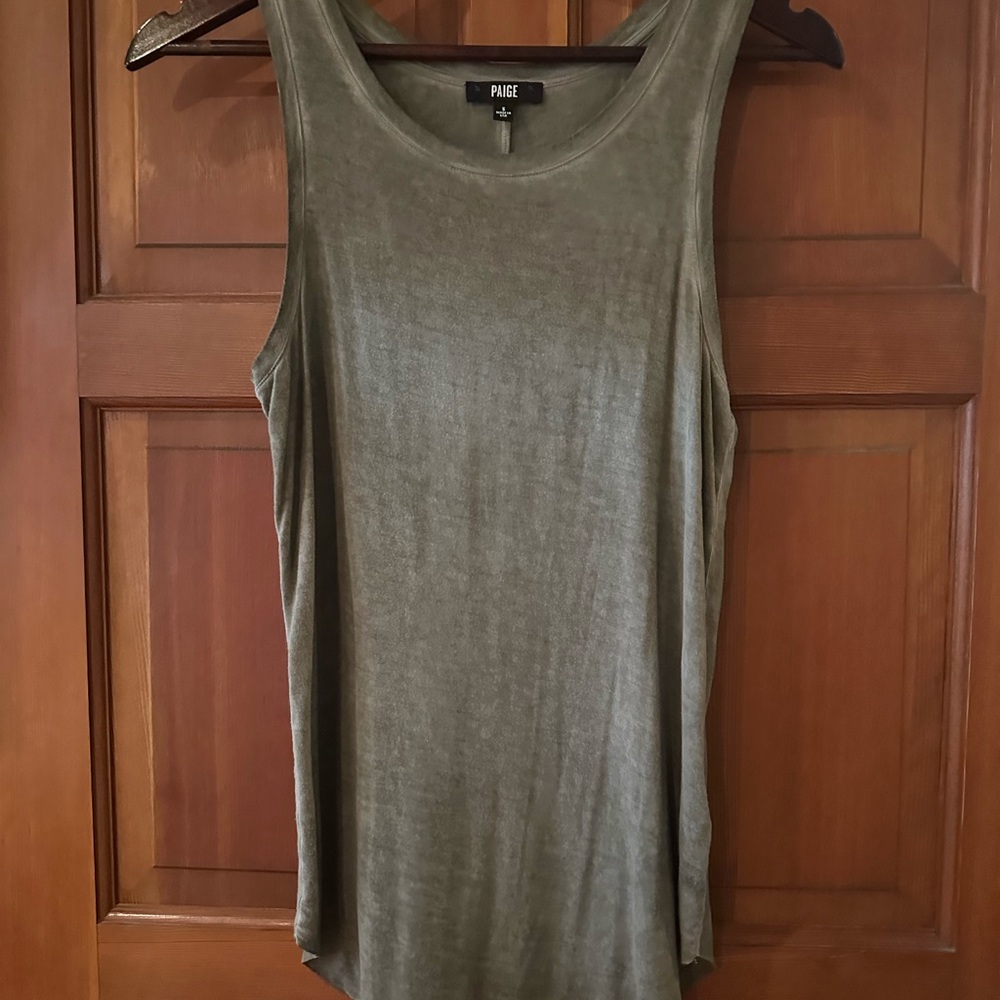 PAIGE Sage Green Women's Tank Top